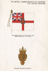 UNITED KINGDOM FLAGS. The Queen's Colour of the Royal Navy. Mount 1958 print