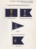 BRITISH ROYAL MARINE FLAGS. Commandant-General. Lt. Brigadier. Minewatching 1958