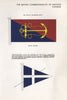 CANADA NAVY FLAGS. Royal Canadian Navy. Naval Board 1958 old vintage print
