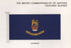 FALKLAND ISLANDS FLAGS. Governor 1958 old vintage print picture