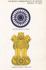 INDIA FLAGS. Chakra. Asoka Lions 1958 old vintage print picture
