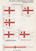 INDIA NAVY FLAGS. Vice/Rear-Admiral. Commodore. Mast Head Pendant 1958 print