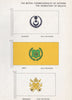 FEDERATION OF MALAYA FLAGS. Kelantan. HRH Sultan. Perlis. Trengganu 1958 print