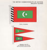 MALDIVE ISLANDS. Royal Standard. his Highness the Sultan 1958 old print