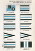 PAKISTAN AIR FORCE FLAGS. Wing Commander. Marshal. Captain. Squadron Leader 1958