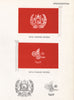 AFGHANISTAN FLAGS. Royal Standard. Royal Standard  1958 old vintage print