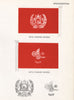 AFGHANISTAN FLAGS. Royal Standard. Royal Standard  1958 old vintage print