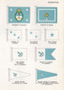 ARGENTINA FLAGS. President's Standard. Admiral of Marines. Flag Officer 1958