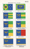 BRAZIL AIR FORCE FLAGS Minister of Aviation Chief of Air Staff Air Marshal 1958
