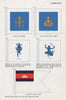CAMBODIA FLAGS. Royal Standard. Royal Arms. Emblems. Chief of Naval Staff 1958