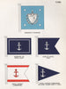 CUBA FLAGS President Standard Secretary of War & Navy Chief of Naval Staff 1958