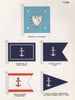 CUBA FLAGS President Standard Secretary of War & Navy Chief of Naval Staff 1958
