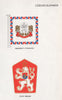 CZECHOFLAGS-Slovakia. President's Standard. State Emblem 1958 old print