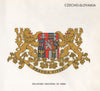 CZECHOFLAGS-Slovakia. Arms 1958 old vintage print picture