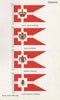 DENMARK FLAGS. Royal House, King's, Queen's & Crown Prince's Standards 1958