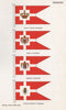 DENMARK FLAGS. Royal House, King's, Queen's & Crown Prince's Standards 1958