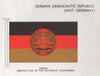 GERMAN DEMOCRATIC REPUBLIC (EAST GERMANY) FLAGS. Ensign  1958 old print