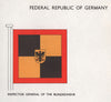 FEDERAL REPUBLIC OF (WEST) GERMANY FLAGS. Bundeswehr Inspector General 1958