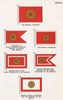 JAPAN FLAGS. Imperial Standard. Grand Empress Dowager. Regent. Crown Prince 1958