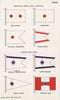 JAPAN MARITIME SELF DEFENCE FORCE/SAFETY BOARD FLAGS. Admiral Commodore &c 1958