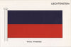LIECHTENSTEIN FLAGS. Royal Standard 1958 old vintage print picture