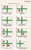 PORTUGAL NAVY FLAGS. Commander Admiral Inspector Flag Officer Commodore 1958
