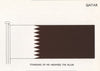 QATAR FLAGS. Standard of his Highness the Ruler 1958 old vintage print picture