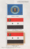 UNITED ARAB REPUBLIC FLAGS. Presidents Standard, Residence Flag & Car Flag 1958