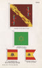 SPAIN STANDARDS/FLAGS Head of State. HRH Calif of Morocco High Commissioner 1958