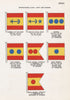 SPAIN NAVY & MARINES FLAGS. Admiral of Fleet. Chief of Naval Staff. Admiral 1958