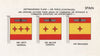 SPAIN AIR FORCE FLAGS. Air Lieutenant General/Major General. Air Brigadier 1958