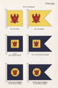 THAILAND ROYAL FAMILY STANDARDS HM King/Queen. HRH Crown Prince/Princess 1958