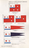 USSR NAVY FLAGS. Fleet C-in-C. Flag Officer. Commander Division Flotilla 1958