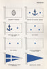 URUGUAY FLAGS. President's Standard. Minister of National Defence. Admiral 1958