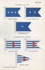 URUGUAY ARMY/AIR FORCE FLAGS. Inspector General. Commander. Chief of Staff 1958