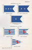 URUGUAY ARMY/AIR FORCE FLAGS. Inspector General. Commander. Chief of Staff 1958