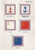 YUGOSLAVIA NAVY FLAGS. C-in-C. Admiral of Fleet. Vice- & Rear-Admiral 1958