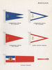 YUGOSLAVIA NAVY FLAGS. Flotilla Division Group Commanding Officer. Pendant 1958