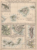IBERIA. Balearics Canaries Gibraltar Andorra Madrid Lisbon. JOHNSTON 1895 map