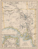 SOUTH AUSTRALIA.Explorer route Sturt Giles Elder Forrest Eyre Tictkins 1895 map