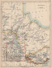 MANITOBA. Winnipeg Canadian Pacific Railroad Keewatin Canada.JOHNSTON 1895 map