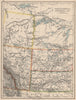 CANADA PRAIRIES. Alberta Saskatchewan Assiniboia Athabasca. JOHNSTON 1895 map
