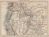 USA NORTH WEST. Washington Oregon ID MT WY Utah Nevada CA.JOHNSTON 1895 map