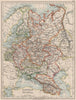 EUROPEAN RUSSIA. Shows Great/Little/West/South Russia.Poland.JOHNSTON 1900 map