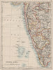 BRITISH INDIA SW.Bombay Mysore Malabar Coast Lakkadives.  JOHNSTON 1900 map