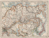 RUSSIA IN ASIA. Shows Trans-Siberian railway under construction  1900 old map