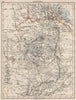 HABESH or ABYSSINIA. Tigre Amhara Shoa Godjam. Ethiopia. JOHNSTON 1900 old map