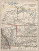 CANADA PRAIRIES. Alberta Saskatchewan Assiniboia Athabasca. JOHNSTON 1900 map
