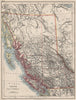 BRITISH COLUMBIA. Province map. Railroads. Vancouver island.  JOHNSTON 1900