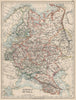 EUROPEAN RUSSIA. Shows Great/Little/West/South Russia.Poland.JOHNSTON 1903 map